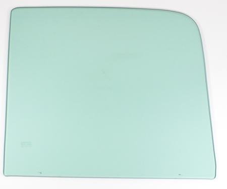 AMD Door Glass, Green Tint, LH or RH, 51-55 Chevy GMC Truck ('55 1st Series) 550-4051-T
