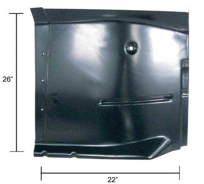 AMD Front Cab Floor Half, OE Style, RH 405-4060-R