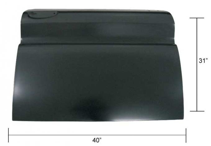 AMD Front Door Skin, RH (Modify for '60-63 models) 510-4060-R