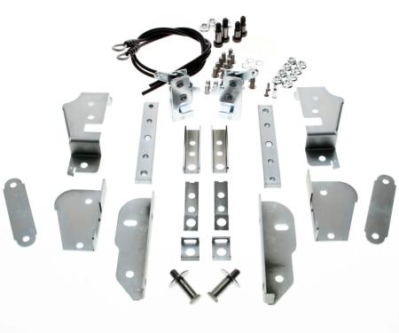 AMD Hidden Tailgate Latch Kit (Paint to Match), 47-87 Chevy GMC Stepside Pickup; 48-87 Ford Flareside Pickup X927-4000-1S