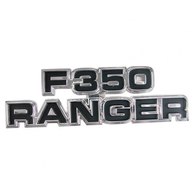 Dennis Carpenter Name Plate - Cowl Side - F350 RANGER - 1977-79 Ford Truck     D7TZ-16720-R