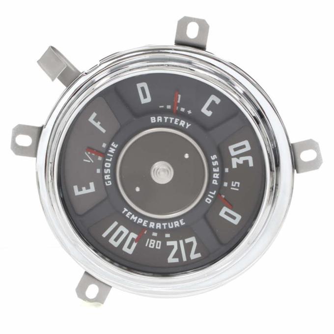 AMD Gauge Cluster Assembly, 6-Volt, 47-48 Chevy Truck X474-4047-S