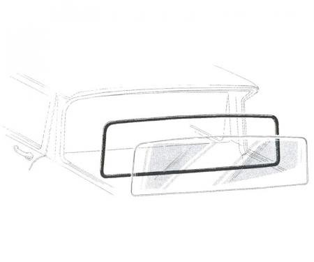 Dennis Carpenter Back Glass Seal - Ranchero - 1957-59 Ford Car   B7A-6642084-B