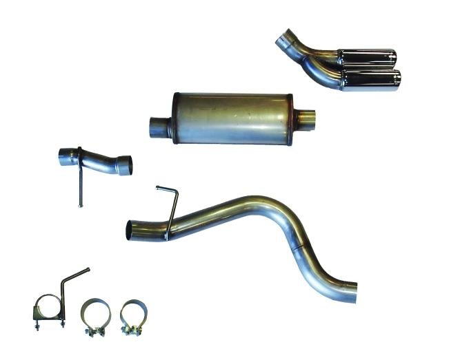 JBA Performance Exhaust 2019-22 Ford Ranger Eco Boost 3" Stainless Steel Cat Back Exhaust System with Dual 3 1/2" Tips Side Rear Exit 40-2545