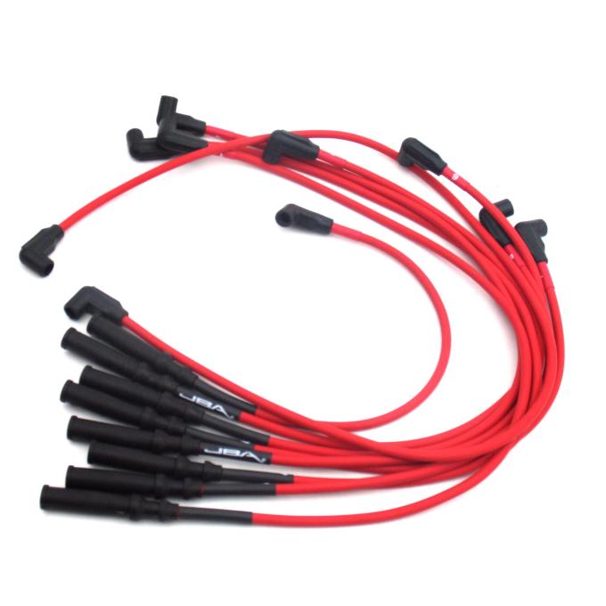 JBA Performance Exhaust 1992-03 Dodge/Chrysler 5.2L/5.9L V8 8mm JBA PowerCables&trade; Spark Plug Wire Set, Red W0945