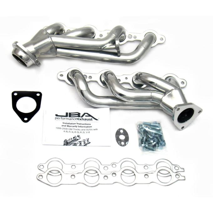 JBA Performance Exhaust 99-01 GM Truck Cat4Ward&reg; 4.8/5.3L Silver Ctd 1850SJS