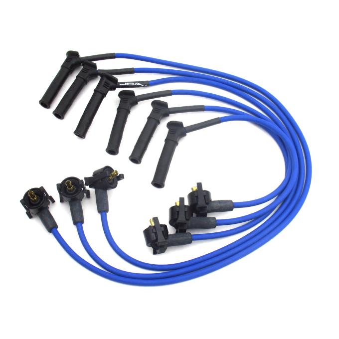 JBA Performance Exhaust 1997-01 Ford Explorer 4.0L SOHC V6 8mm JBA PowerCables&trade; Spark Plug Wire Set W06749