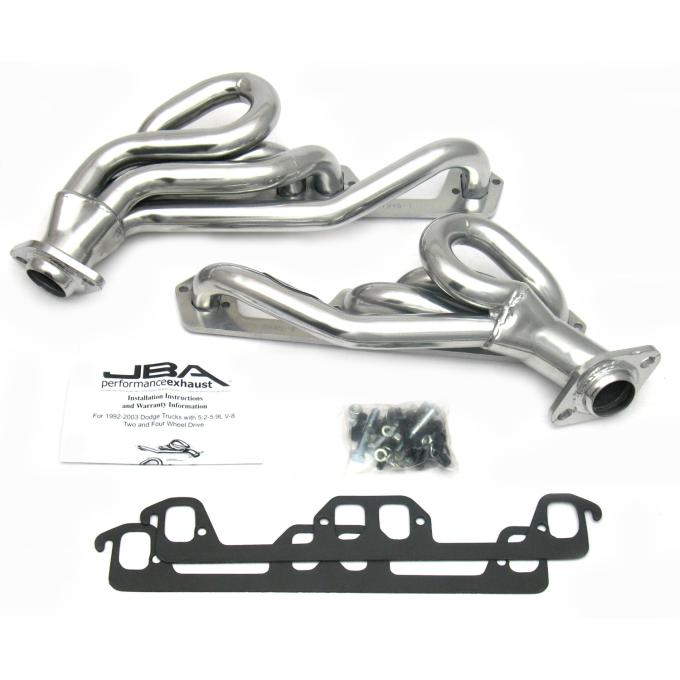 JBA Performance Exhaust 96-03 Dodge Truck Cat4Ward&reg; 5.2/5.9L Silver Ctd 1945S-1JS