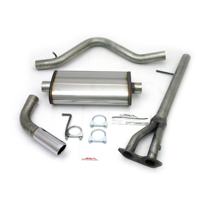 JBA Performance Exhaust 1996-00 Chevy/GMC C/K Silverado/Sierra 5.7L V8 Extended Bed Short Cab 3" Stainless Steel Cat Back Exhaust System 40-3001