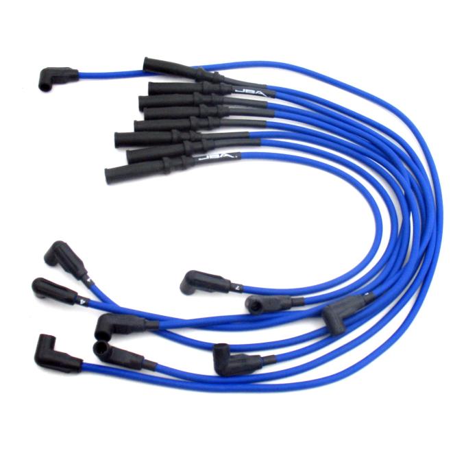 JBA Performance Exhaust 1992-03 Dodge/Chrysler 5.2L/5.9L V8 8mm JBA PowerCables&trade; Spark Plug Wire Set, Blue W09459