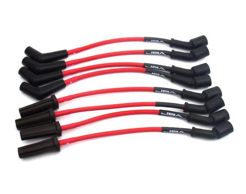 JBA Performance Exhaust 2001-06 Chevrolet Silverado 2500 HD/3500 8.1L V8 8mm JBA PowerCables&trade; Spark Plug Wire Set, Red W0861