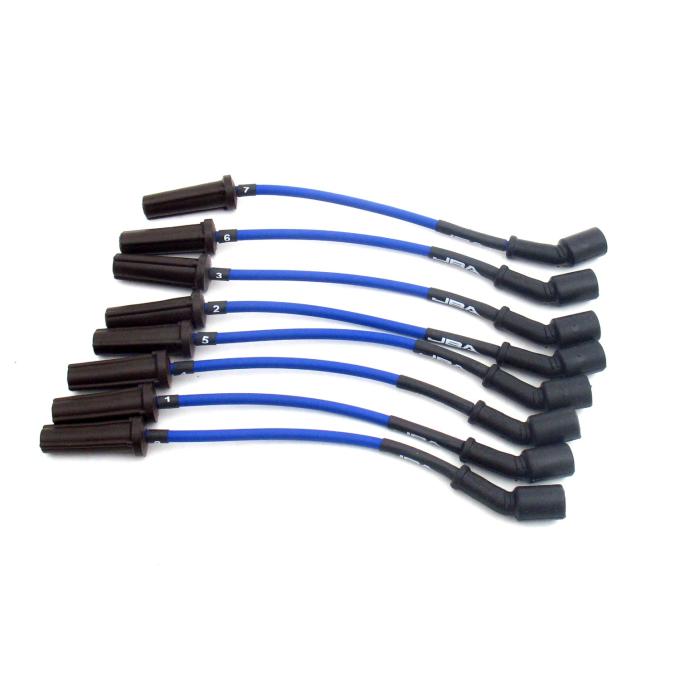 JBA Performance Exhaust 1999-06 Chevy/GMC/Cadillac LS-Series V8 8mm JBA PowerCables&trade; Spark Plug Wire Set, Blue W08559