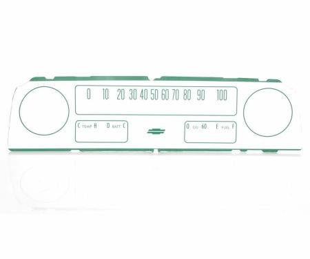 AMD Instrument Cluster Lens, with gauges, 64-66 Chevy CK Truck X474-4064-1B