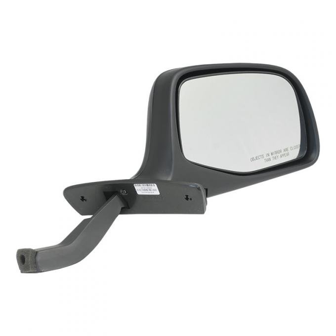 Dennis Carpenter Outside Rear View Mirror Assembly - Right Hand - Manual - Chrome Cap - 1992-96 Ford Truck, 1992-96 Ford Bronco F7TZ-17682-DAA