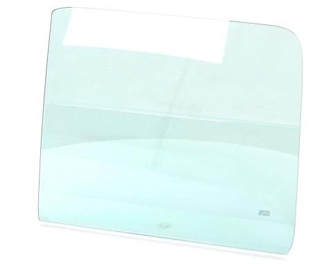 AMD Door Glass, Green Tint, LH, 73-79 F100 F150 F250 F350 Bronco; F250 Crew Cab Rear Door 550-4573-TL
