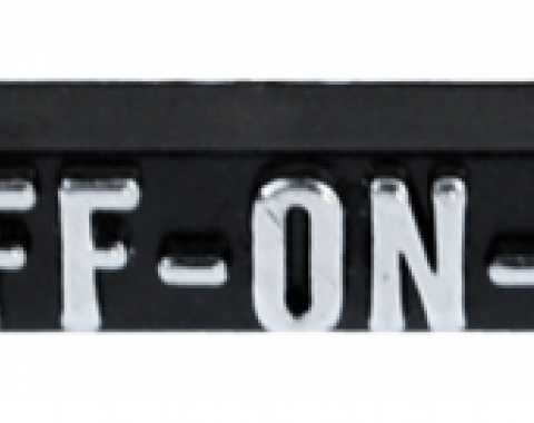 Key Parts '67-'72 Ignition Indicator Emblem 0849-177