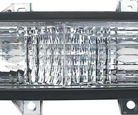 AMD Park Lamp Assembly, Quad Headlamps, RH, 89-91 Chevy GMC C/K Pickup Truck Blazer Jimmy Suburban X137-4089-1R