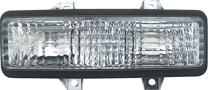 AMD Park Lamp Assembly, Quad Headlamps, RH, 89-91 Chevy GMC C/K Pickup Truck Blazer Jimmy Suburban X137-4089-1R