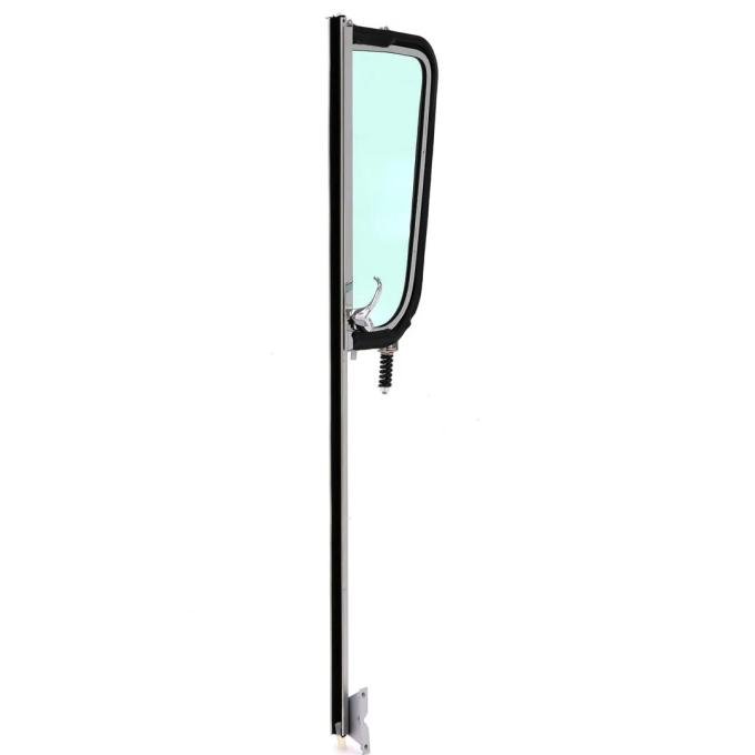 AMD Vent Window Assembly, LH, Green Tinted Glass, Chrome Frame, 55-59 Chevy GMC Pickup Truck Suburban X560-4055-2TLS