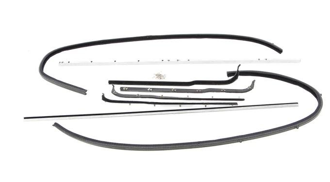 Montco Inc / Repops Front Door Window Channel Kit, 8pcs, 61-66 F100 F250 F350 Pickup R-FT167
