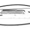 Montco Inc / Repops Front Door Window Channel Kit, 8pcs, 61-66 F100 F250 F350 Pickup R-FT167