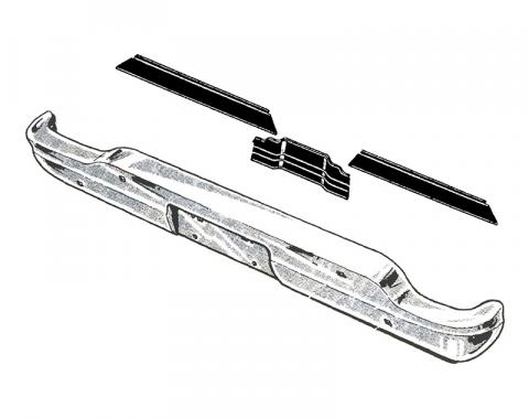 Dennis Carpenter Bumper Seal - 1960-65 Ford Car C0DZ-17808-S