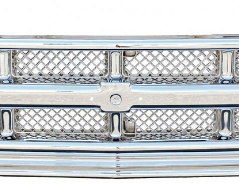 Key Parts '93 Grille Custom All Chrome 0870-045