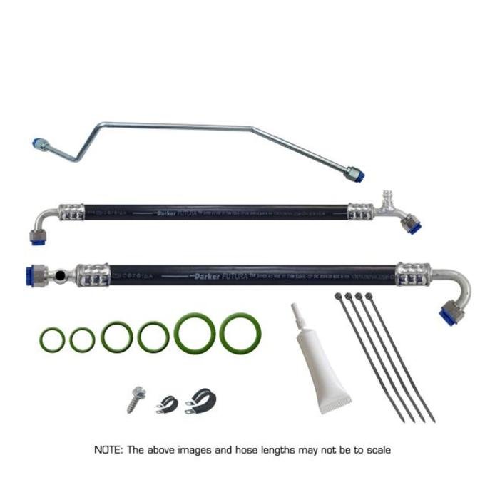 Vintage Air 1970-74 Barracuda/Cuda/Challenger without Factory Air Gen IV SureFit&trade; Standard Hose Kit 531073-PMA