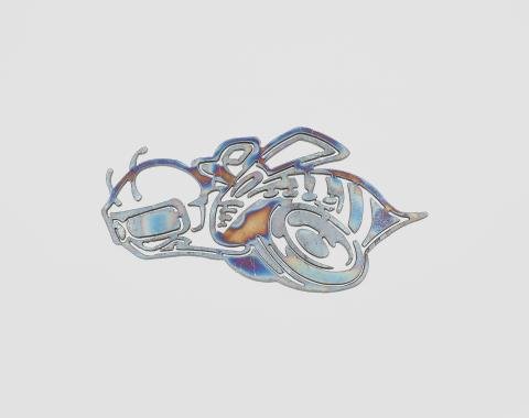 Detroit Muscle Technologies 2010-2012 Chrysler / Dodge / Ram Mopar Steel Wall Art - SUPERBEE Facing Left WALLART-SUPERBEE LEFT