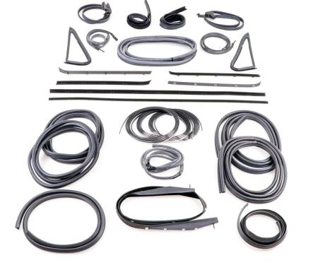 AMD Weatherstrip Kit, Full, w Chrome Lock Strip, 26 pcs, 85-91 Chevy GMC CK Blazer Jimmy X599-4385-1