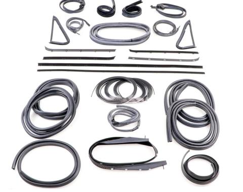AMD Weatherstrip Kit, Full, w Chrome Lock Strip, 26 pcs, 85-91 Chevy GMC CK Blazer Jimmy X599-4385-1
