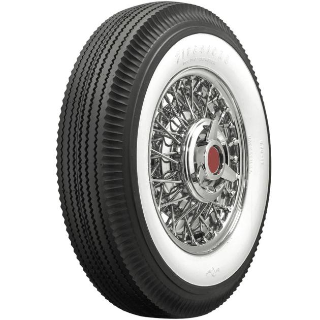 Firestone 2.75 Inch Whitewall Tire 710-15 579885 | Classic Truck
