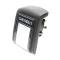 AMD Horn Button, Black/Silver For Deluxe Steering Wheel, 78-91 Chevy C/K Pickup; 87-91 R/V Pickup Blazer Suburban 459-4078-1