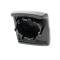 AMD Horn Button, Black/Silver For Deluxe Steering Wheel, 78-91 Chevy C/K Pickup; 87-91 R/V Pickup Blazer Suburban 459-4078-1