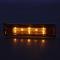 AMD Front Side Marker Lens, Amber, 8 Amber LED, Dual Function, Stainless Bezel, RH, 81-91 Chevy GMC Truck Blazer Jimmy Suburban X240-4081-1DR