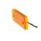 AMD Front Side Marker Lens, Amber, 8 Amber LED, Dual Function, 70-77 Bronco X240-4670-D