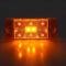 AMD Front Side Marker Lens, Amber, 8 Amber LED, Dual Function, 70-77 Bronco X240-4670-D