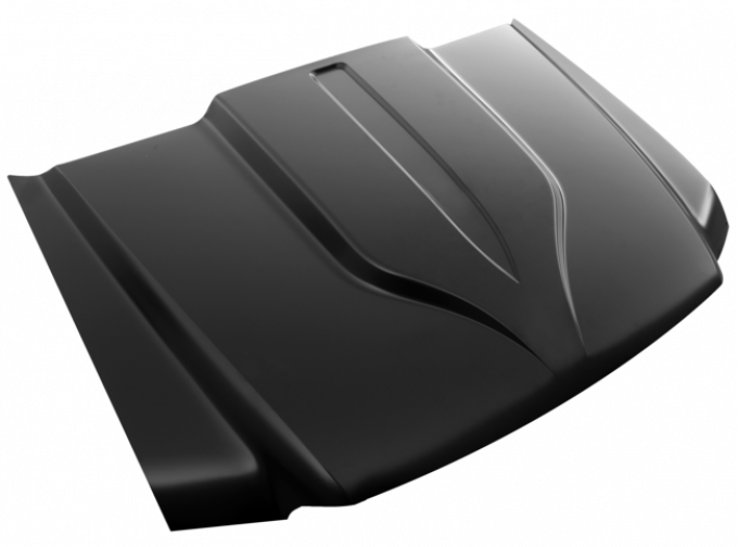 Key Parts '99'07 Cowl Induction Style Hood 1987036 Classic Truck