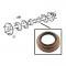 Dennis Carpenter Rear Axle Seal - 1974-86 Ford Truck, 1974-86 Ford Bronco    D4AZ-1177-A