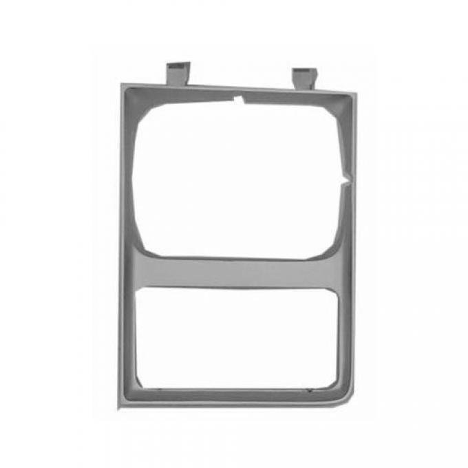 Chevy Truck Headlight Bezel, Two Headlights, Right, 1985-1988