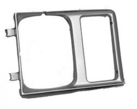 Chevy Truck Headlight Bezel, Two Headlights, Left, 1985-1988