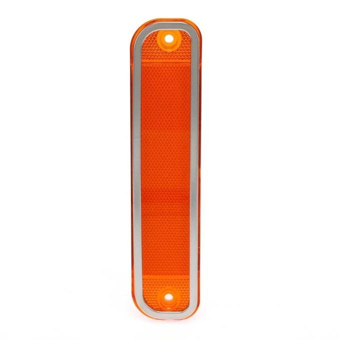 AMD Side Marker, 15 Amber LED, with SS Trim, LH or RH, 73-80 Chevy GMC Pickup Truck Blazer Jimmy Suburban X240-4073-1D