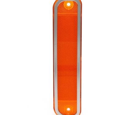 AMD Side Marker, 15 Amber LED, with SS Trim, LH or RH, 73-80 Chevy GMC Pickup Truck Blazer Jimmy Suburban X240-4073-1D