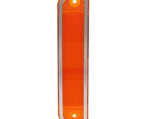 AMD Side Marker, 15 Amber LED, with SS Trim, LH or RH, 73-80 Chevy GMC Pickup Truck Blazer Jimmy Suburban X240-4073-1D