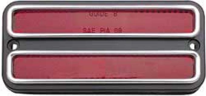 AMD Rear Side Marker Lamp w/ Chrome Trim X740-4068-1