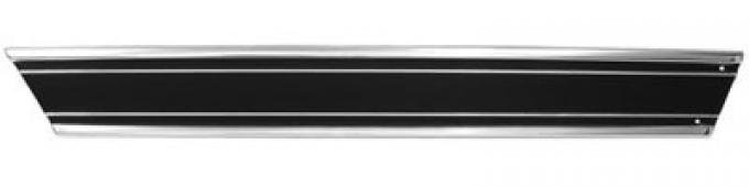AMD Rear Lower Bed Molding, Black, LH, 69-72 Chevy GMC Truck Long Bed Fleetside X731-4069-38BL