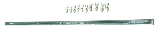AMD Upper Bed Molding, LH or RH, 69-72 Chevy GMC Truck Short Bed Fleetside X731-4069-16