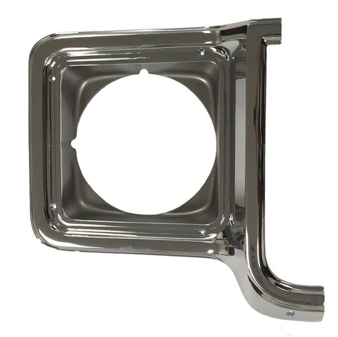 AMD Headlamp Bezel, Chrome / Dark Gray, RH X145-4073-R