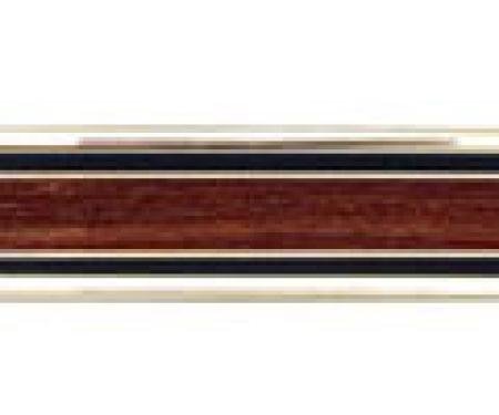 AMD Front Lower Bed Molding, Woodgrain, RH, 69-72 Chevy GMC Truck Long Bed Fleetside X731-4069-28WR