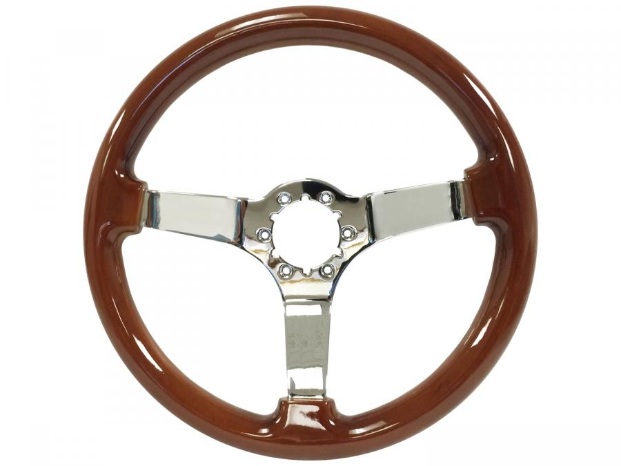 Auto Pro USA VSW Steering Wheel S6 Sport Wood ST3111 Classic Truck